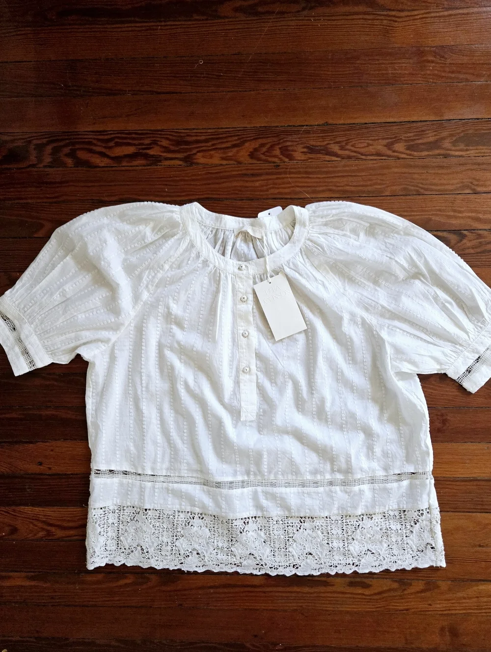 Ulla Johnson Faye Puff Sleeve Blouse